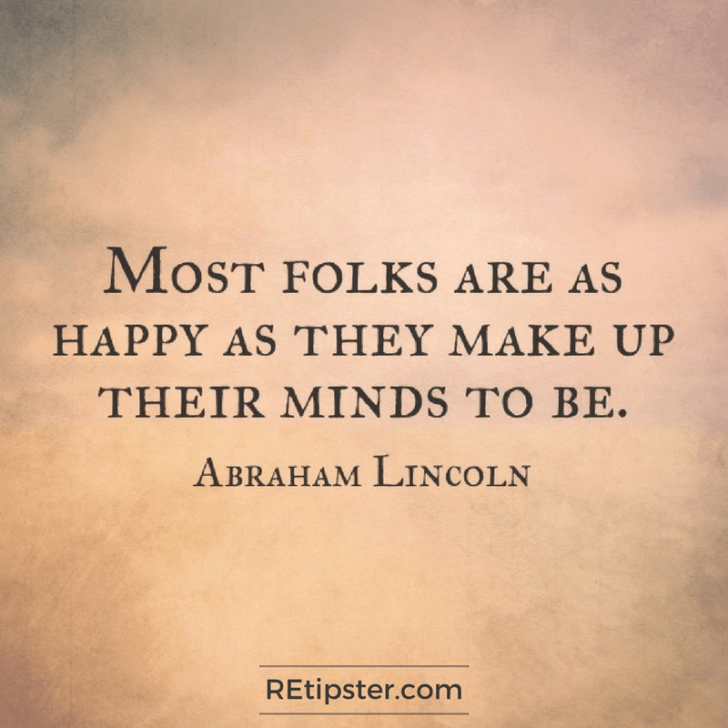 Abraham Lincoln happiness