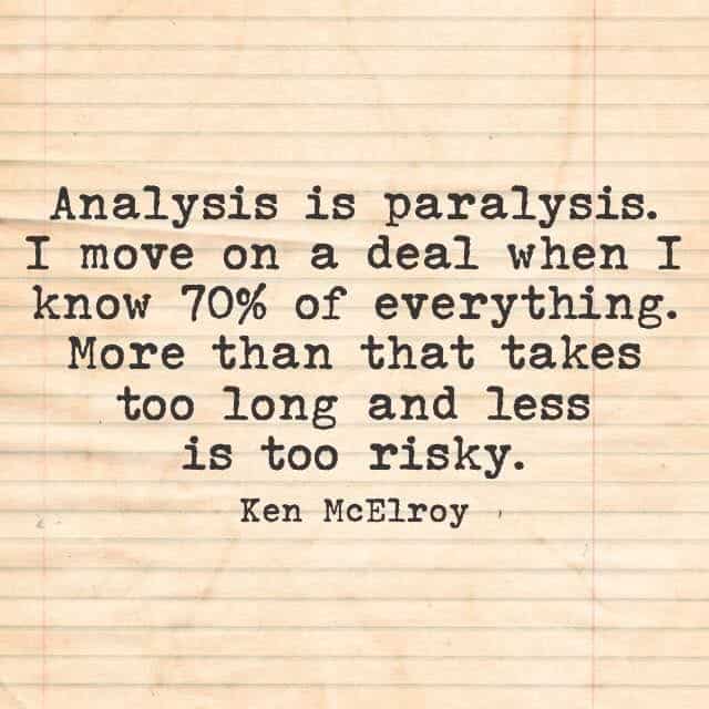 analysis paralysis