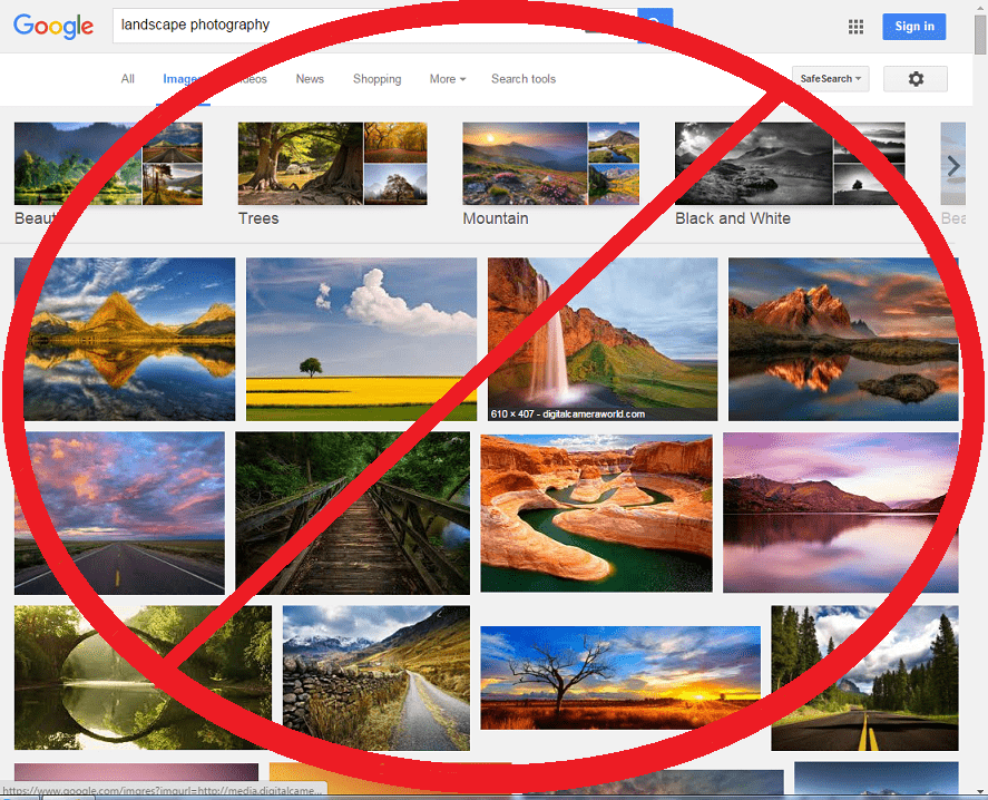 Google Images search