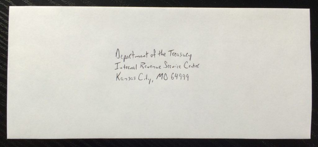 IRS Envelope