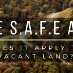 SAFE Act vacant land