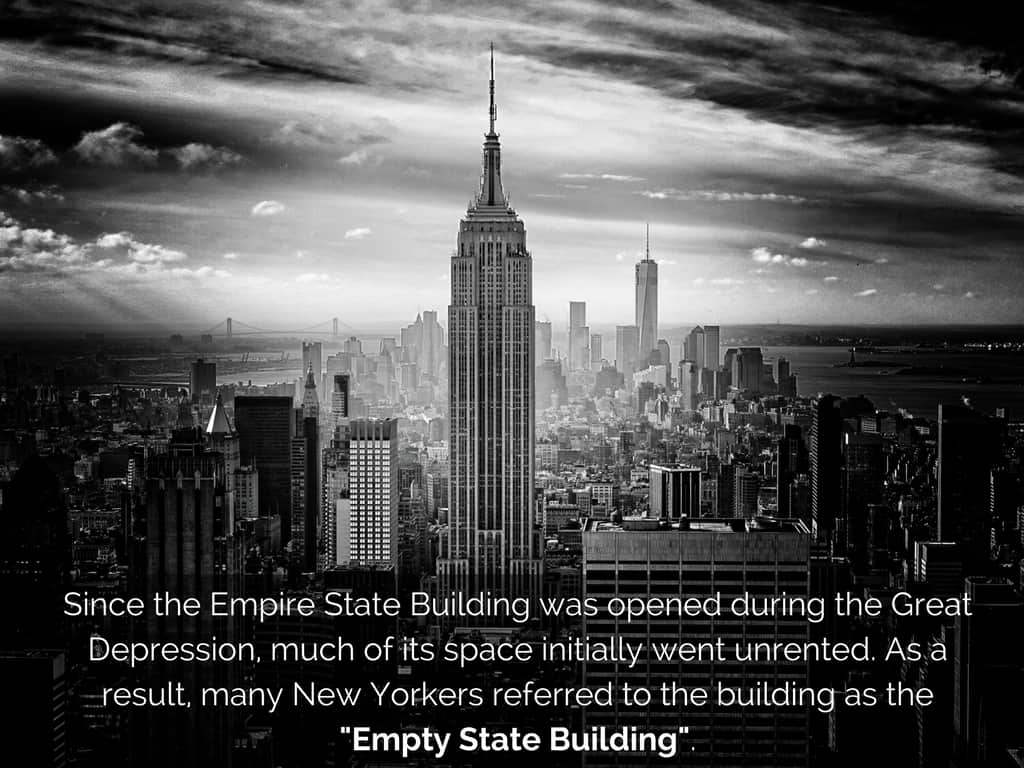 empty state building