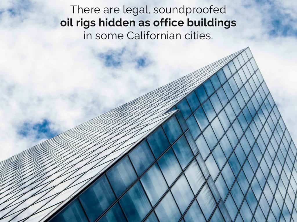 California oil rigs disguised as buildings