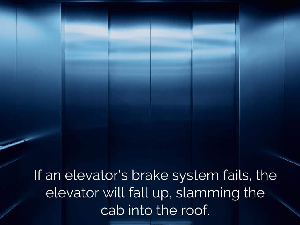 elevator fall up