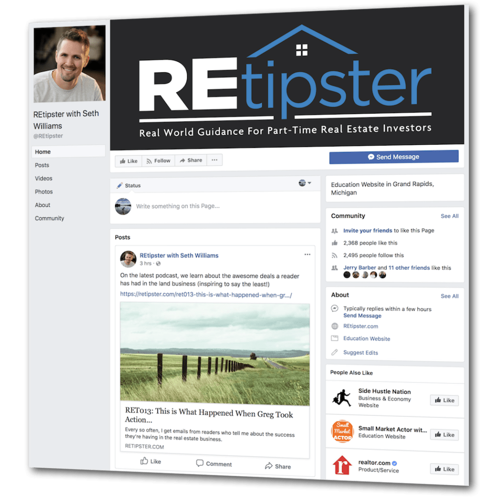 REtipster Facebook page
