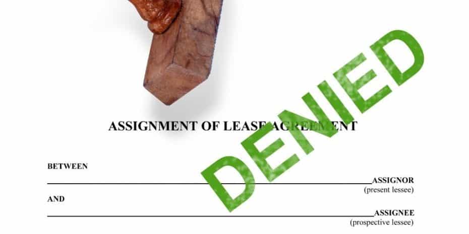 lease application denied