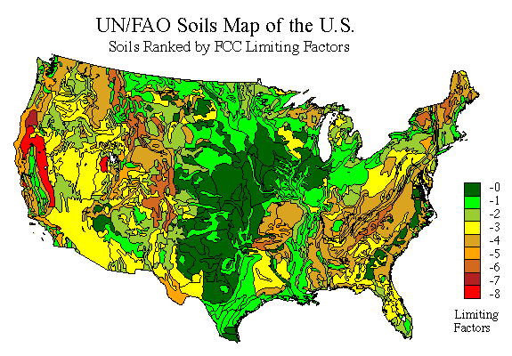 UNFAO soils map