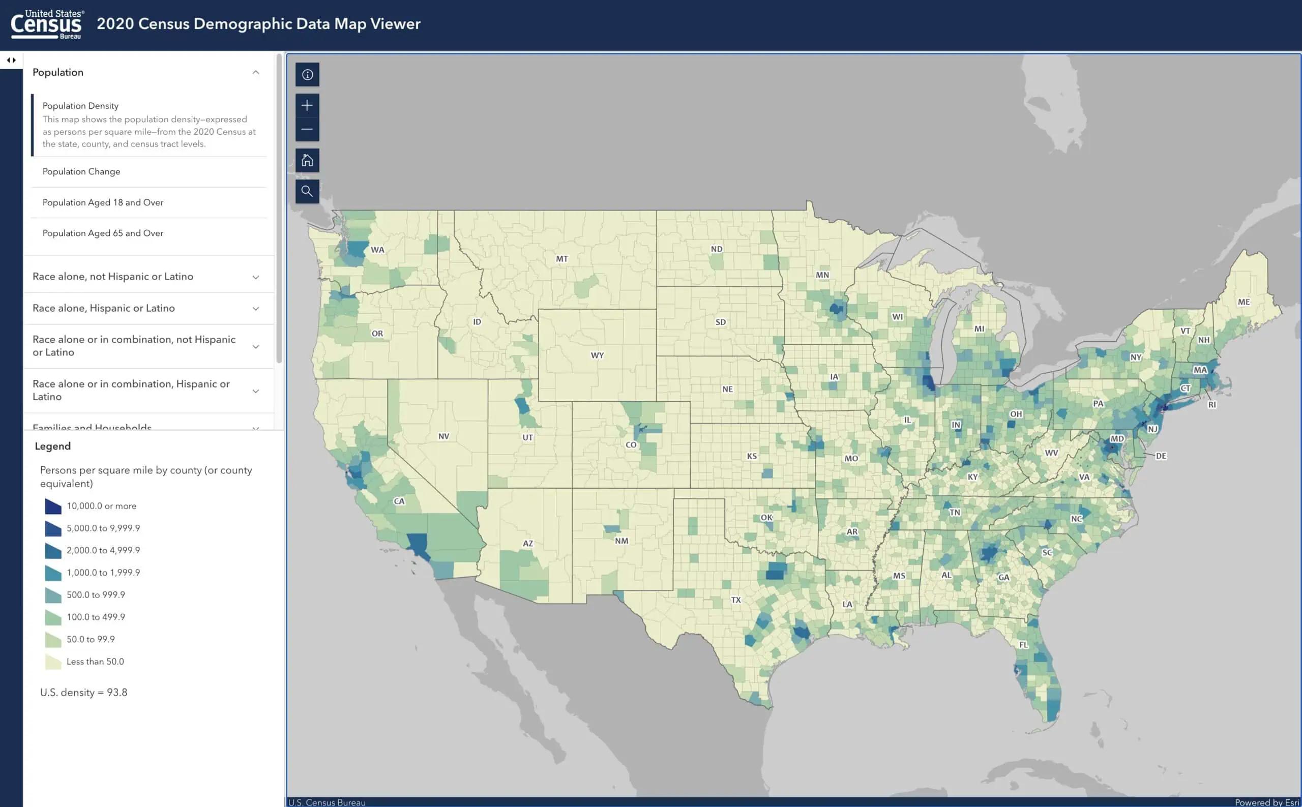 us census data map viewer