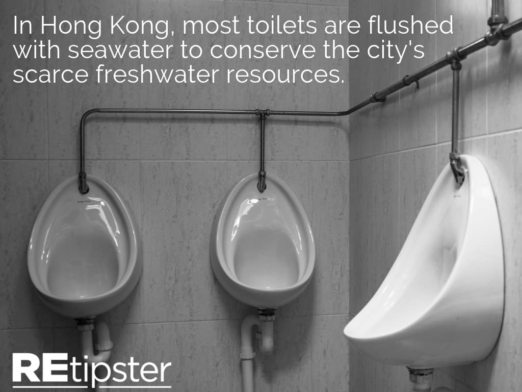 Hong Kong Toilets Seawater