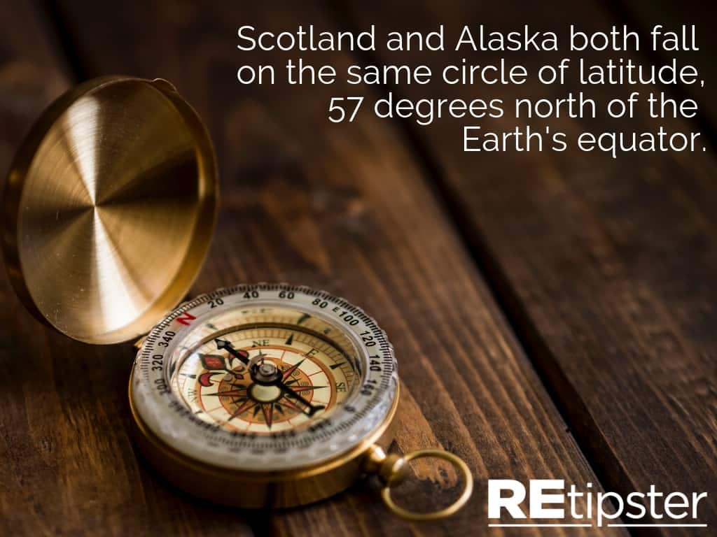 Scotland and Alaska latitude