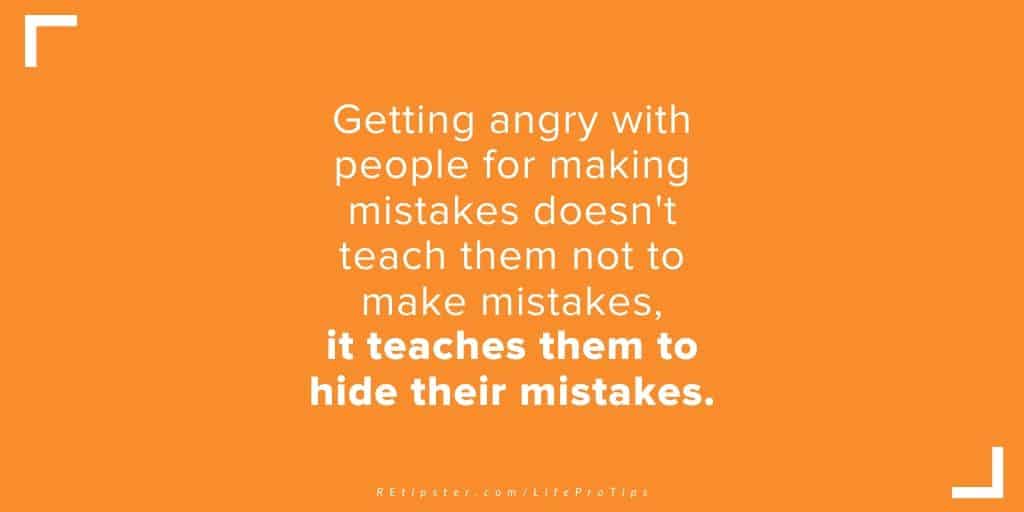 anger mistakes