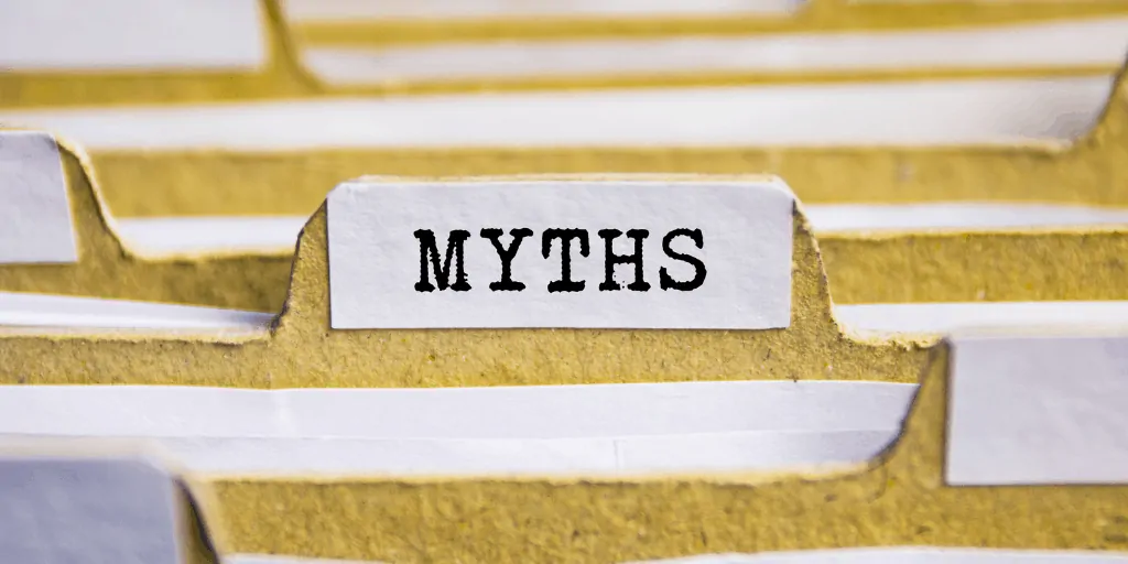 real estate myths folder tab
