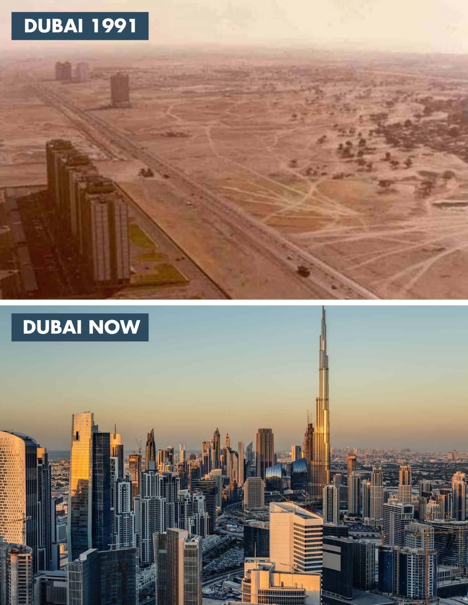 DUBAI THEN AND NOW