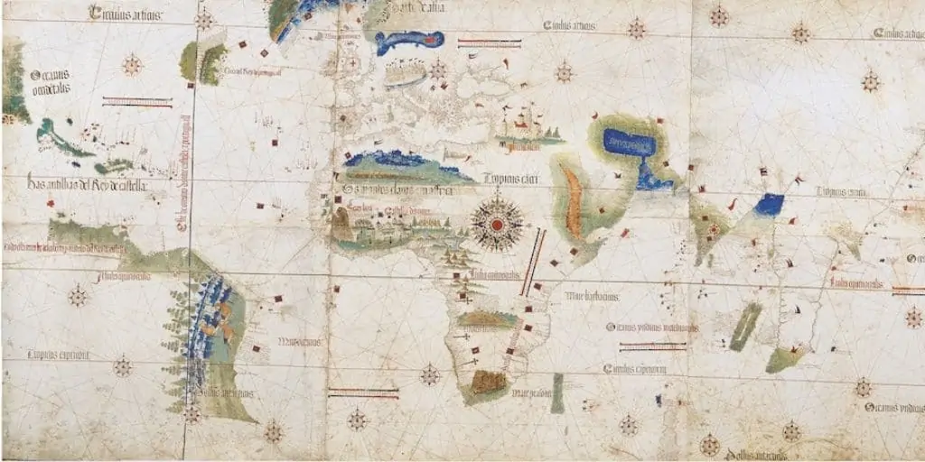 treaty of tordesillas map