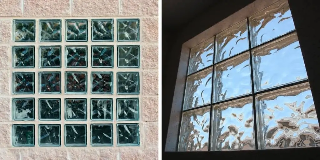 glass block window example