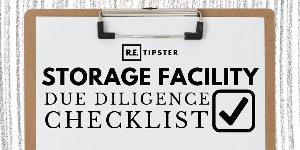 storage facility due diligence checklist