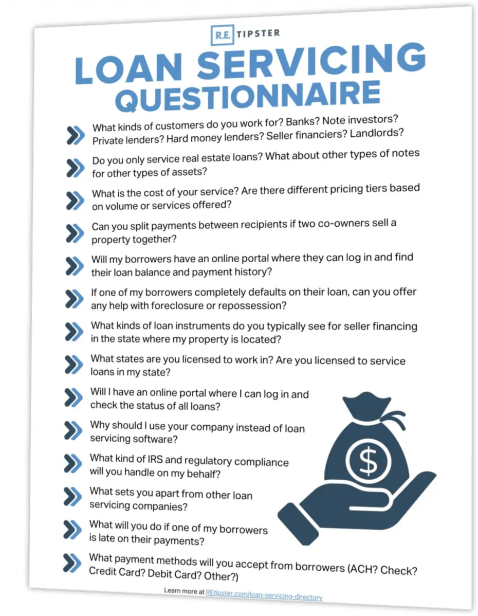 Loan Servicing Questionnaire