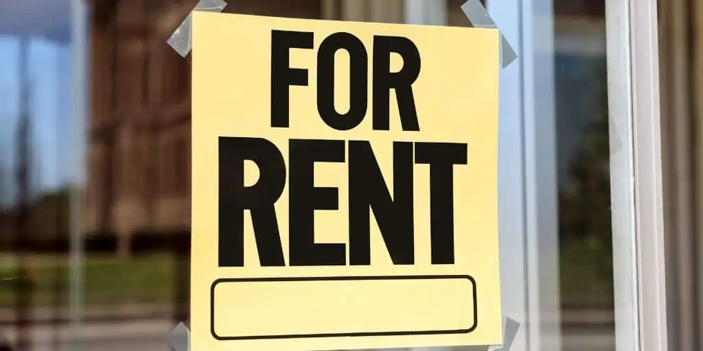 for rent sign long-term rental