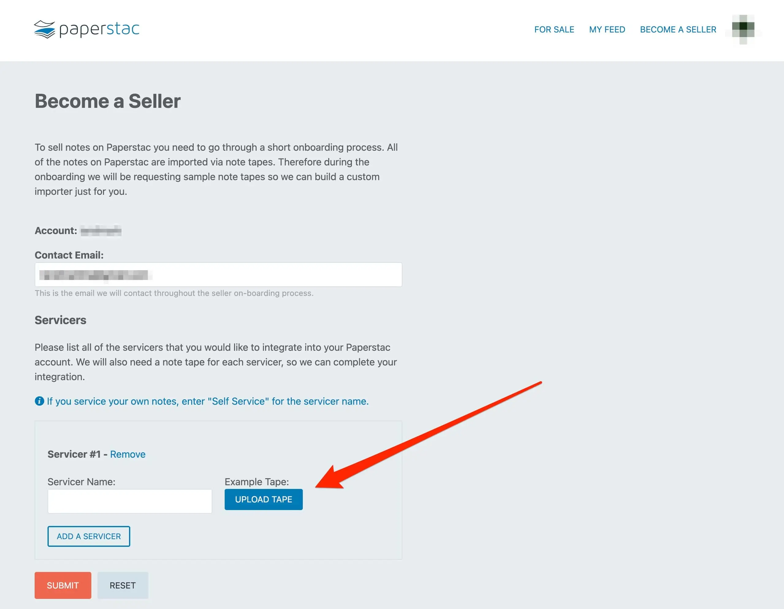 Paperstac Seller Onboarding